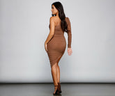 Majorly Chic One-Shoulder-Minikleid